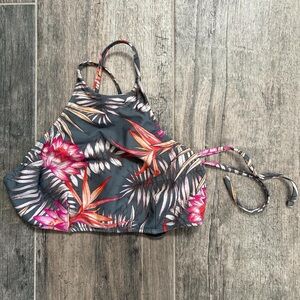 Forever 21 Floral Strappy Bikini Top
